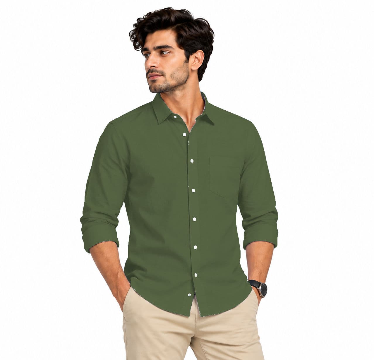 Regular Fit Casual Cotton Shirt image 3